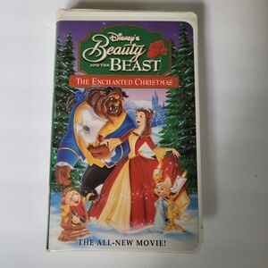 Beauty and the Beast the Enchanted Christmas VHS Tape